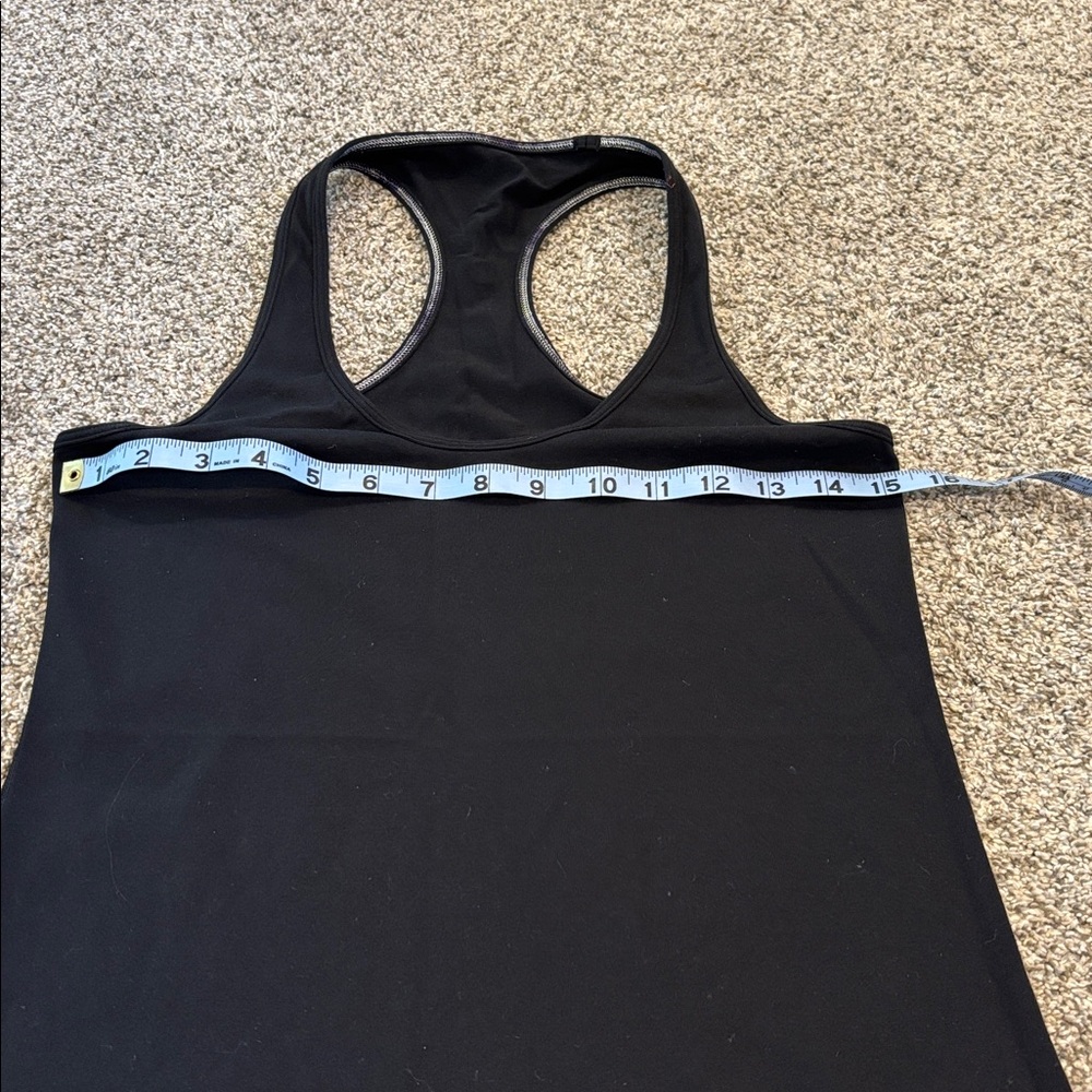 Black Racerback Tank Top - Picture 2 of 4